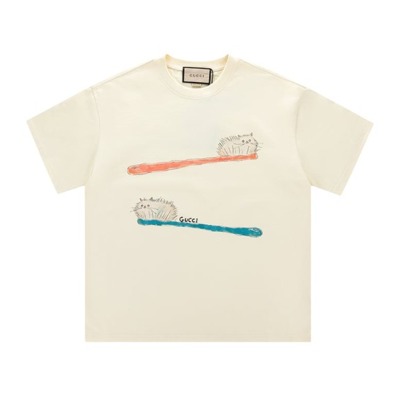 Gucci Early Spring Collection High-Weight Short-Sleeve